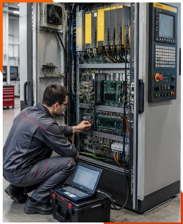 Ремонт систем ЧПУ FANUC промышленных станков в Костомукше