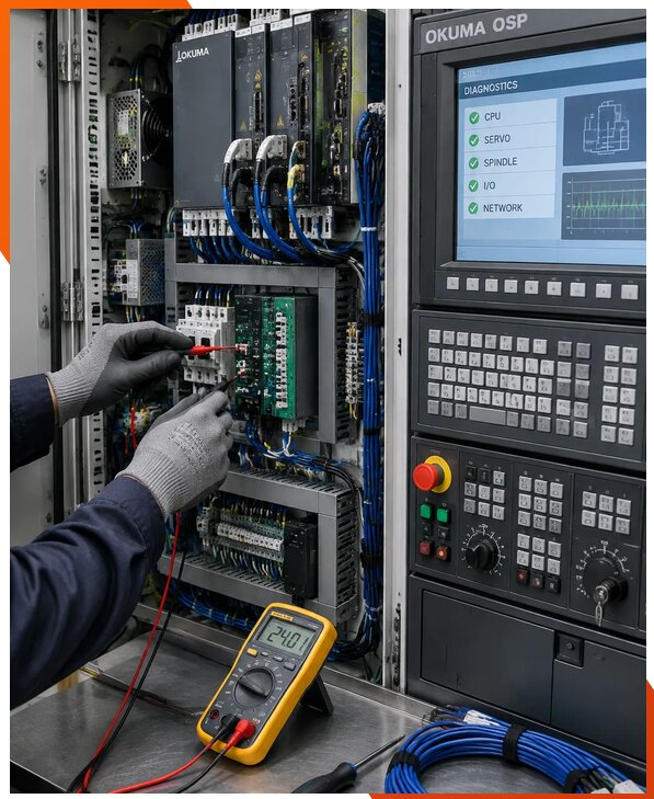Ремонт систем ЧПУ Okuma OSP в Костомукше